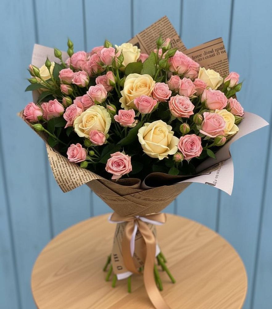 Букет цветов из: Розы в Куровском