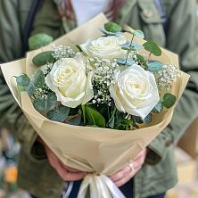 Букет Нежные грёзы в Куровском Букет цветов из: Розы в Куровском