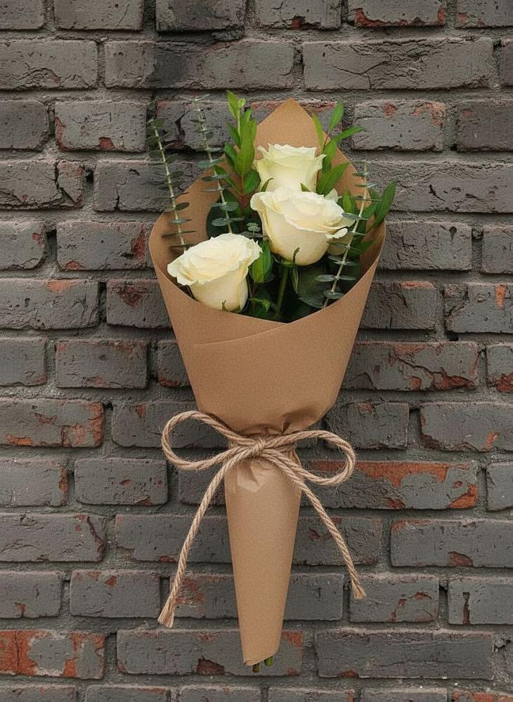 Букет из 3 роз в Куровском Букет цветов из: Розы в Куровском