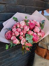 Букет розы в пальмах в Куровском Букет цветов из: Розы в Куровском